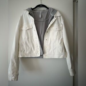 Athleta Denim Jacket with Vest
